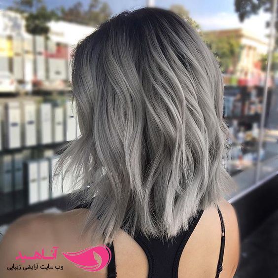 Smoky hair color - gray