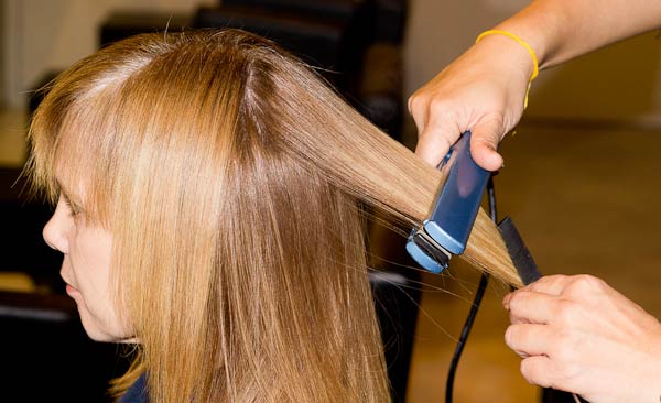 آموزش تصویری کراتینه کردن مو در خانه
