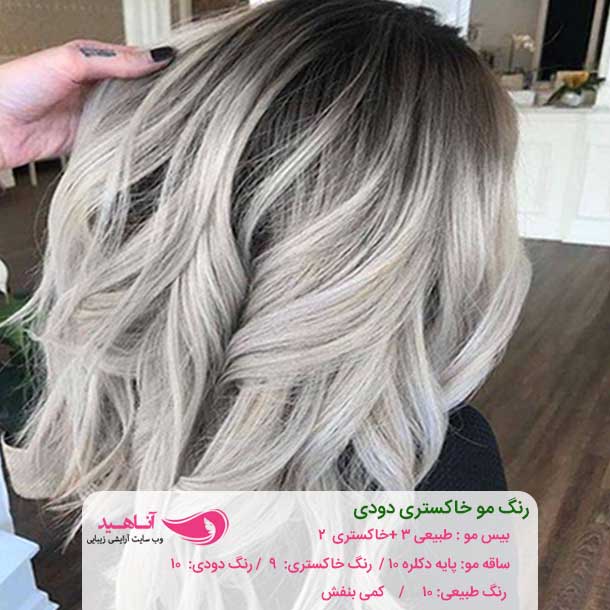284 25رنگ خاکستری دودی